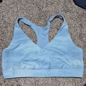 Tek Gear Light Blue Racerback Sports Bra